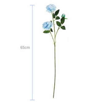 5pcs JC0055 Continental Core Flower Beam Wedding Simulation Flower Home Artificial Silk Flower(Peony White)