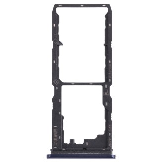 For vivo Y12S 2021 / Y12a V2069 SIM Card Tray + SIM Card Tray + Micro SD Card Tray (Black)