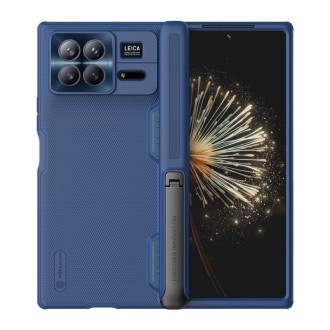 For Xiaomi Mix Fold 3 NILLKIN Frosted Fold PC + TPU Phone Case with Holder(Blue)