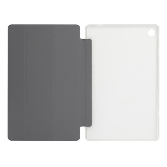 For Teclast M40 Pro 3-Fold Holder Folio Leather Tablet Smart Case(Grey)