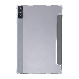 For Teclast T45 HD 3-Fold Holder Folio Leather Tablet Smart Case(Grey)