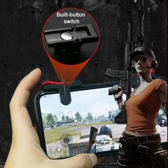 D9 1 Pair Mobile Phone Gaming Handle L / R Shooter PUBG Game Controller