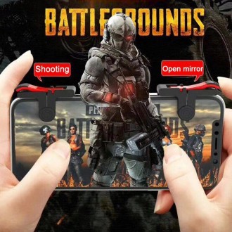 D9 1 Pair Mobile Phone Gaming Handle L / R Shooter PUBG Game Controller