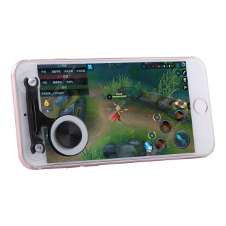 Q9 Direct Mobile Games Joystick Artifact Hand Travel Button Sucker for iPhone, Android Phone, Tablet(White)