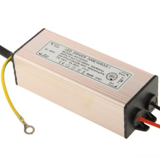 Waterproof LED Driver for 30W LED Floodlight Lamp, Input Voltage: AC 110-260V