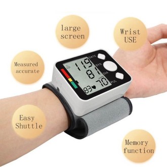 JN-163EW Home Automatic Smart Wrist Electronic Sphygmomanometer