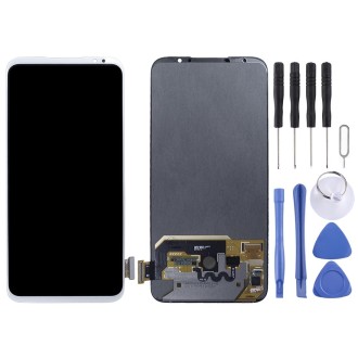 Original LCD Screen for Meizu 16XS with Digitizer Full Assembly(White)