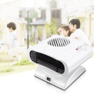 Mini Shaking Head Radiator Warmer Electric Heater Warm Air Blower (White)