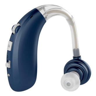 USB Charging Earhook Noise Reduction Hearing Aid Sound Amplifier(Blue)