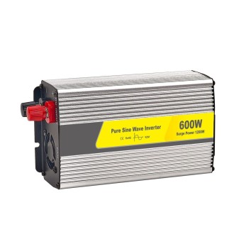 SUVPR DY-LG600S 600W DC 12V to AC 220V Pure Sine Wave Car Power Inverter with Universal Power Socket