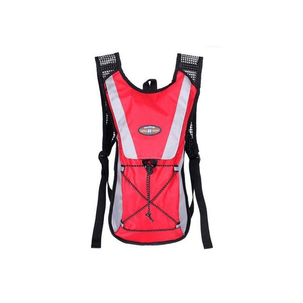 Outdoor Sports Mountaineering Cycling Backpack Water Bottle Breathable Vest(Red)