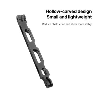 20cm Aluminium Extension Arm Hollow Grip Extender(Silver)