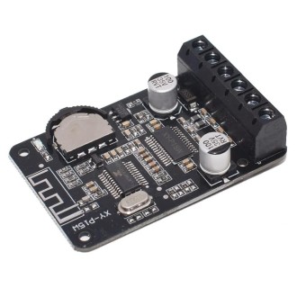 XY-P15W 10W/15W/20W Stereo Bluetooth Amplifier Board 12V/24V Digital Amplifier Module(Bare Plate)