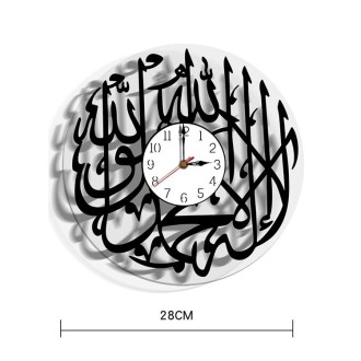 TM028 Acrylic Mute Art Watch Home Decoration Wall Clock(Indian)