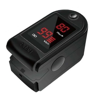 Precision Finger Pulse Oximeter Blood Oxygen Monitor(Black)