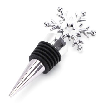 10 PCS Fresh-Keeping Sealed Red Wine Cork Champagne Stopper(Snowflake)