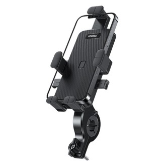 WK WA-S57 Pop Power Series Mechanical Motorcycle Phone Holder(Black)