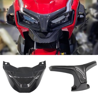 For Honda ADV150 2019-2020 Motorcycle Modification Front Side Winglet Extension(Carbon Fiber)