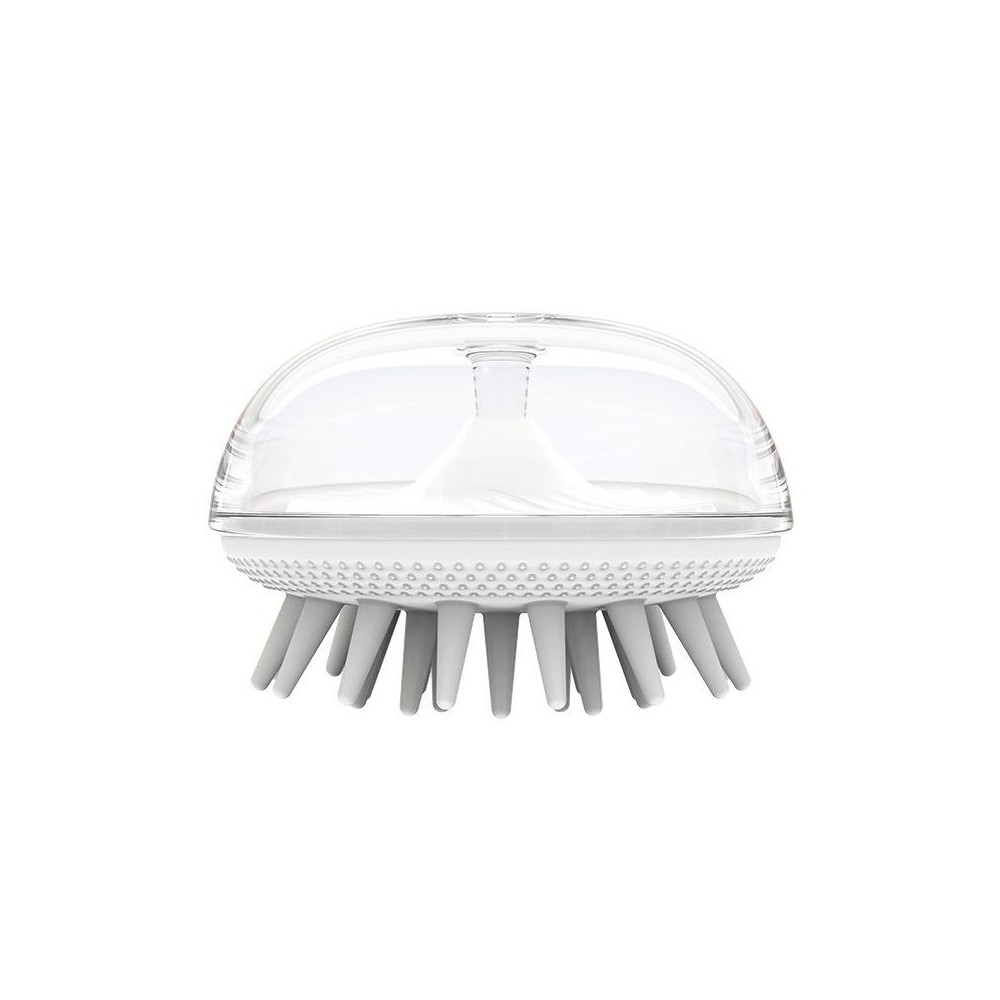 Silicone Head Massage Shampoo Brush(White)