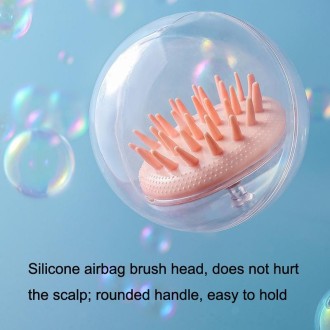 Silicone Head Massage Shampoo Brush(White)