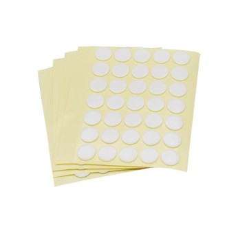 21pcs/sheet 40x0.5mm Round Transparent Double-Sided Adhesive Tape Waterproof Traceless Acrylic Glue