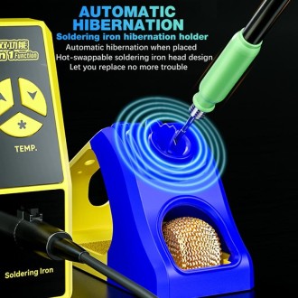 Mechanic 861DS 2 in 1 Dual Function Hot Air Gun Electric Soldering Iron Rework Station, Plug:EU