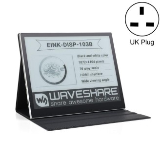 Waveshare 10.3 inch E-Paper Monitor External E-Paper Screen for MAC / Windows PC(UK Plug)