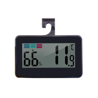 HT-6S Indoor Electron Temperature And Humidity Color Digital Display Mini Home Thermometer(Black)