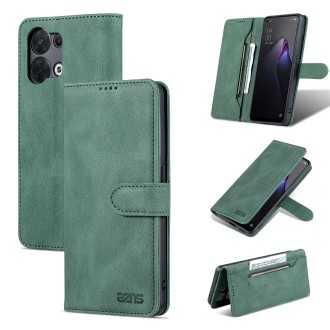 For OPPO Reno8 Pro AZNS Dream II Skin Feel Horizontal Flip Leather Case(Green)