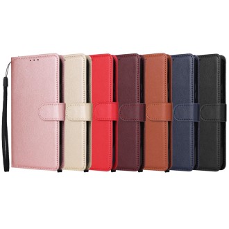 For OPPO A96 5G / Reno7 Z / Reno8 Z Multifunctional 3 Card Slots Leather Phone Case(Red)