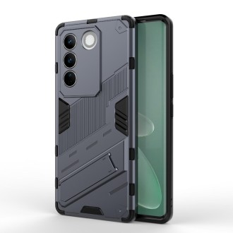 For vivo S16 Pro 5G Punk Armor 2 in 1 PC + TPU Shockproof Phone Case with Invisible Holder(Grey)