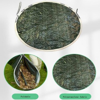 Foldable Garden Leaf Collection Storage Bag, Specification: Diameter 140cm(Green)