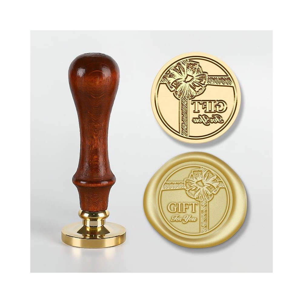 English Letters Series Fire Lacquer Seal Toxca Handle+Brass Seal Head(YW-40 Gift)