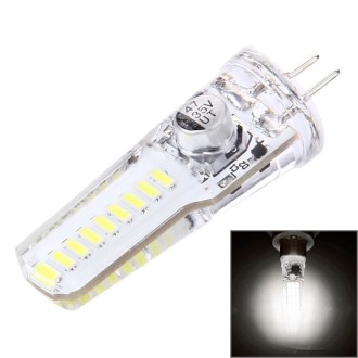 G4 4W 200LM Corn Light Bulb, 18 LED SMD 4014 Silicone, DC 12V(White Light)