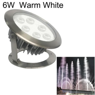 6W Square Park Landscape LED Underwater Light Pool Light(Warm White Light)