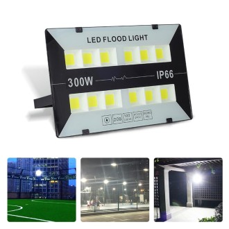 300W 6500K Cool White LED Waterproof Flood Light