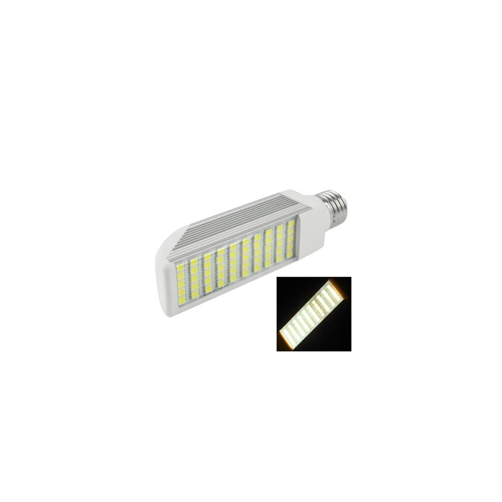 E27 12W 970LM LED Transverse Light Bulb, 50 LED SMD 5050, Warm White Light, AC 85V-265V