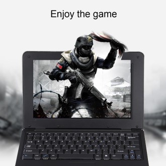 10.1 inch Netbook PC, 1GB+8GB, TDD-10.1 Android 5.1 Allwinner A33 Quad Core 1.6GHz, BT, WiFi, SD, RJ45(Black)