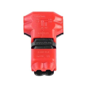 Straight Plug Quick Terminal Block No Strip Multifunctional Wire Connector, Model: T2