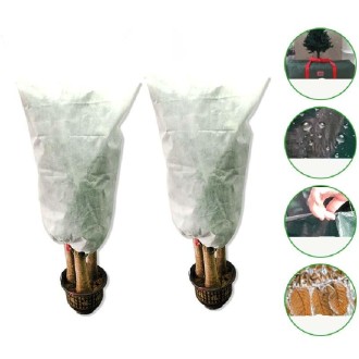 2 PCS Plant Freeze-Proof Cover  Autumn And Winter Cold-Proof Tree Cover Non-Woven Plant Antifreeze Bag, Specification: 1.2x1.8m