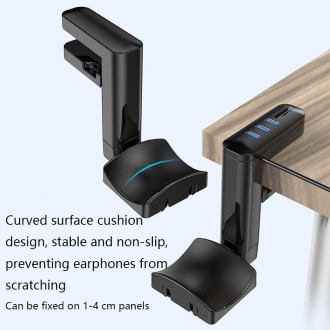 Multifunctional Headphone Clip-type Punch-free Hanger with Type-C