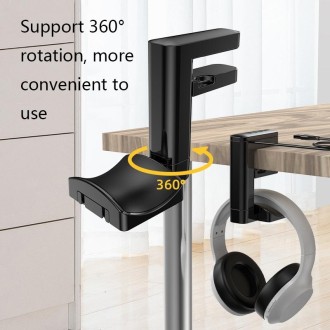 Multifunctional Headphone Clip-type Punch-free Hanger with Type-C