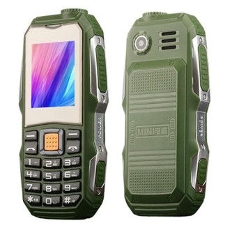 L9 Triple Proofing Elder Phone, Waterproof Shockproof Dustproof, 3800mAh Battery, 1.8 inch, 21 Keys, LED Flashlight, FM, Dual SI