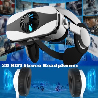 FiitVR 5F Headset Version Fan Cooling Virtual Reality Glasses 3D Glasses Deluxe Edition Helmets 