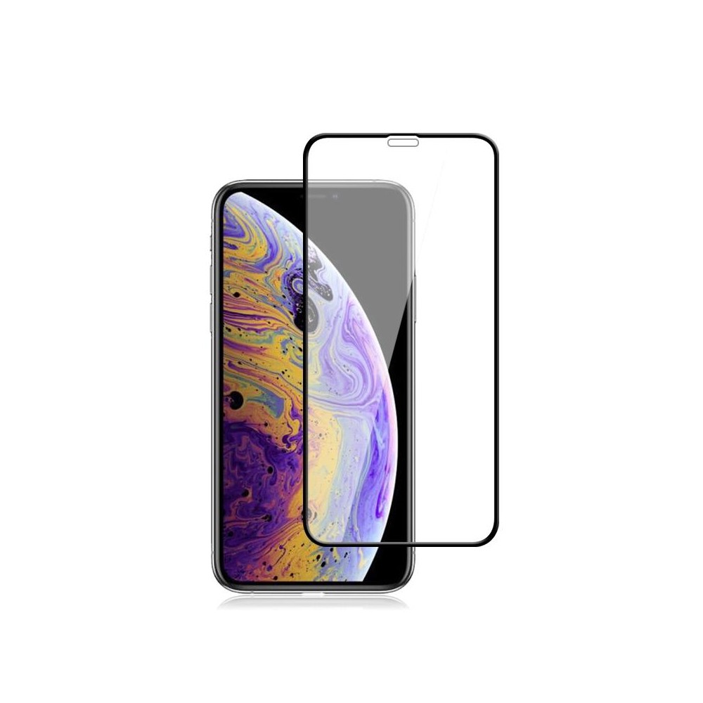 For iPhone XS Max 10pcs mocolo 0.33mm 9H 2.5D Silk Print Tempered Glass Film