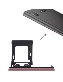 SIM / Micro SD Card Tray, Double Tray for Sony Xperia XZ1(Pink)