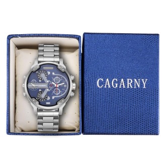 CAGARNY Watch Box Packaging Gift Box(Blue)