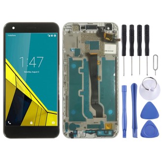 OEM LCD Screen for Vodafone Smart Ultra 6 VF-995N VF995N  Digitizer Full Assembly with Frame（Black)