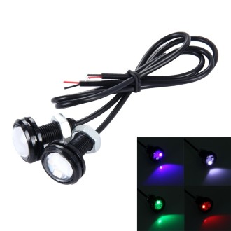 2 PCS 2W Waterproof Blue Light + White Light + Green Light + Red Light Cycling Flashing Eagle Eye light LED Light wih 4 SMD-2835