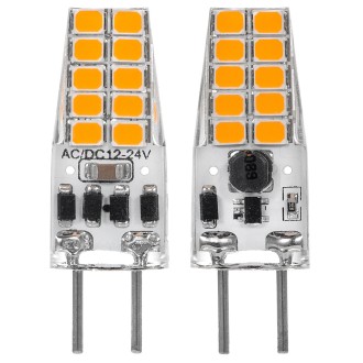 GY6.35 3W 245-280LM 20 LED SMD 2835 Dimmer Corn Light Bulb, AC/DC 12V